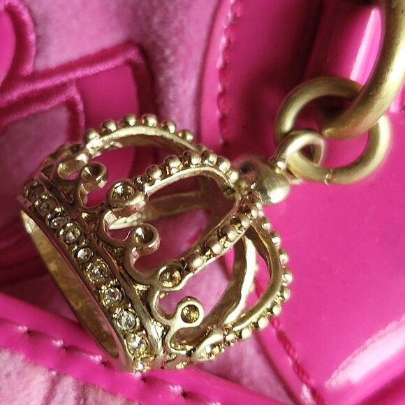 Juicy Couture Pink Crossbody Bag + Keychain Wallet - Picture 7 of 16